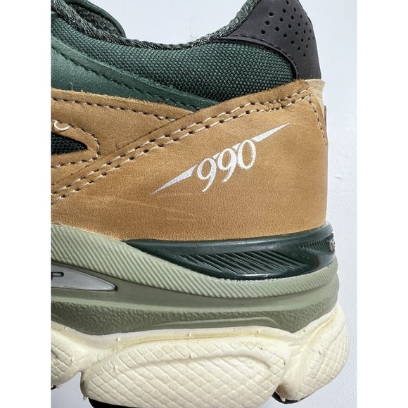 New Balance 990v3 Mens 10.5 Teddy Santis Tan Green Sneaker Shoe USA M990WG3 main image 14